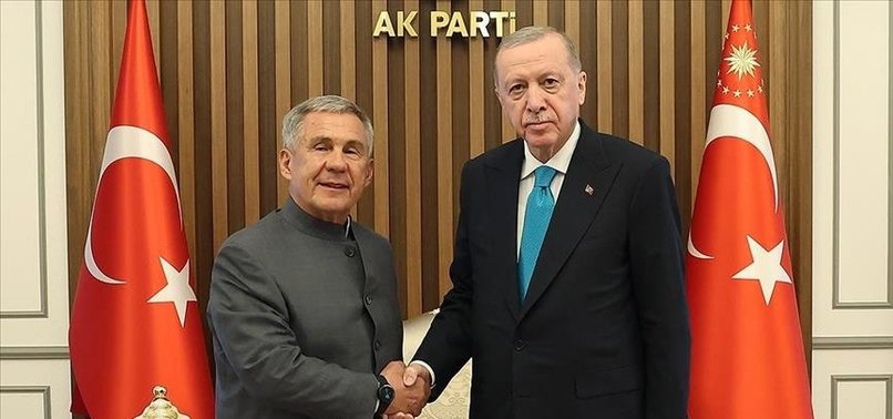 Turkish President Erdoğan meets with Tatarstan counterpart Minnikhanov...
