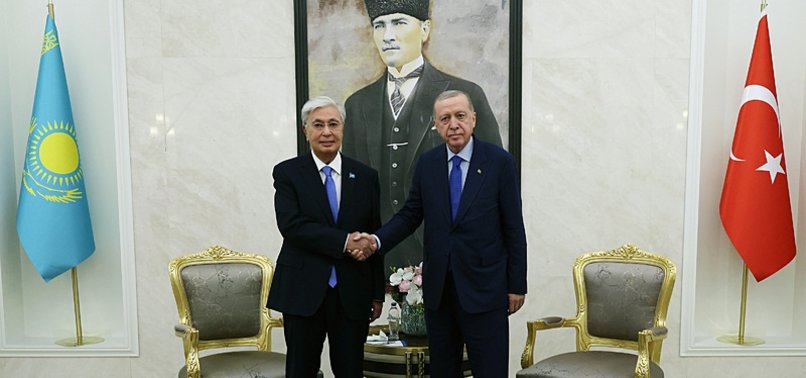 Turkish President Erdoğan welcomes Kazakh counterpart Tokayev in Ankara...