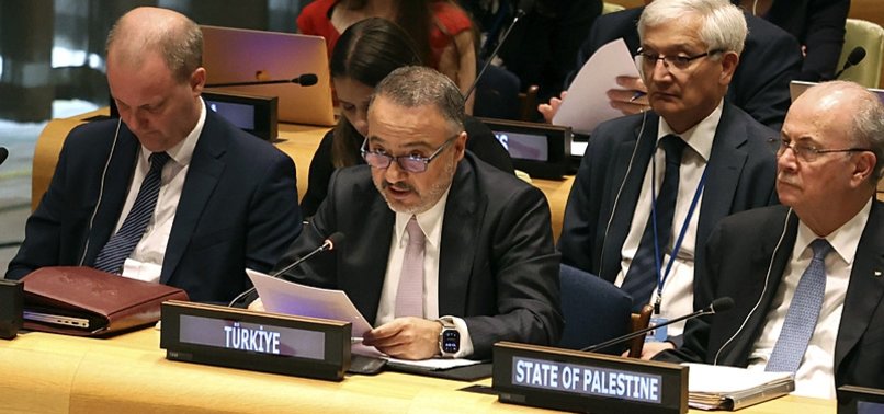 Türkiye defines Israels continued occupation as main obstacle to Palestinian state...